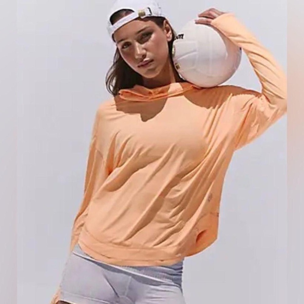 Free People Movement Modern UV Protection Jersey Hoodie Layering